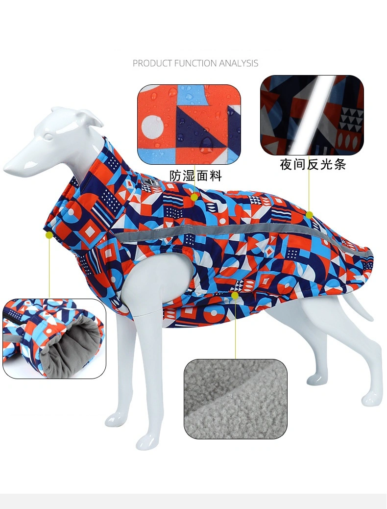 waterproof Warm Dog Products Reflective Jacket Winter Pet Accessories Clothing