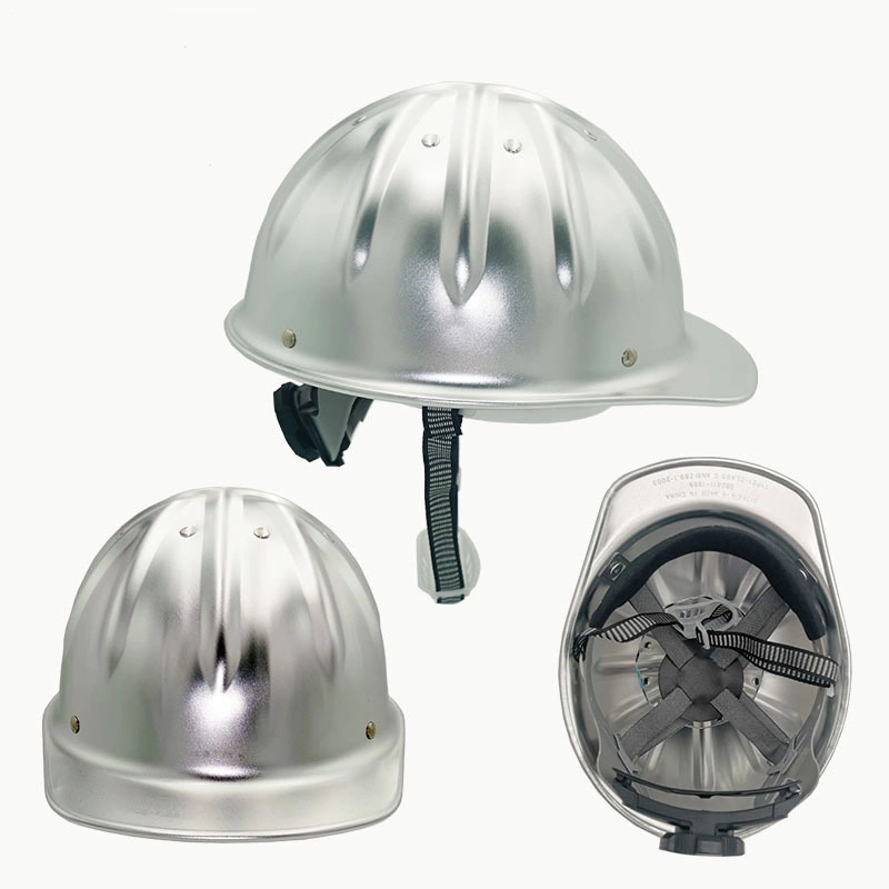 China Supplier CE En397 ANSI Z89.1 Hard Hat Safety Cap Head Protection Refined Aluminum Safety Helmet