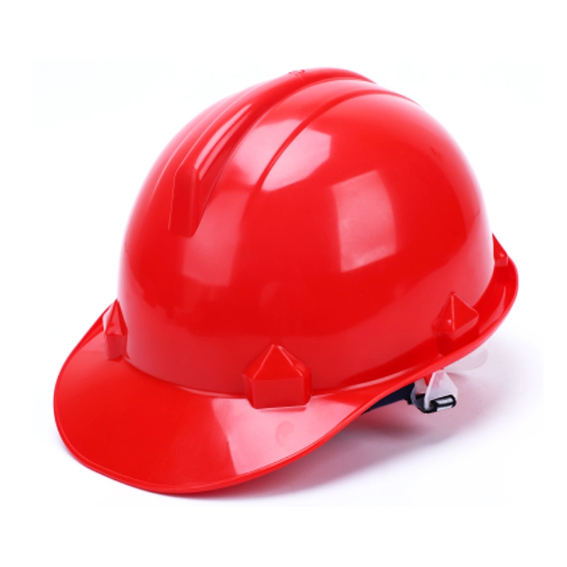 CE En 397 Red HDPE Slider Plastic Lining Head Protection Adjustable Electrical Safety Helmets