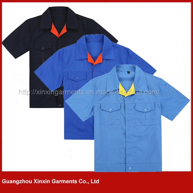 Factory Work Clothes Uniform Reflective Strip Suit Work Clothes Shirt Work Clothes (W750)